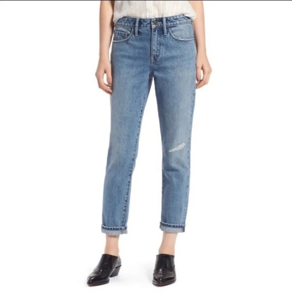 Treasure & Bond Grant Boyfriend Crops Mid Rise NWT v6x